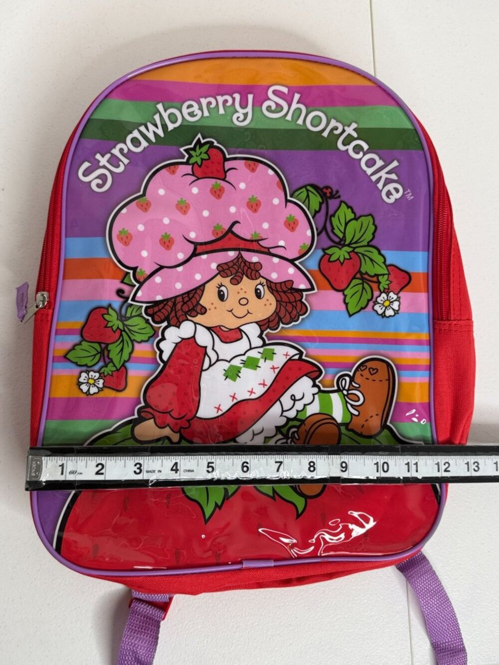 Strawberry Shortcake Backpack Kids School Travel Bag New - Picture 5 of 14